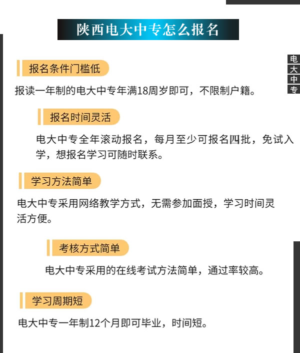 陜西電大中專怎么報名，在哪報名