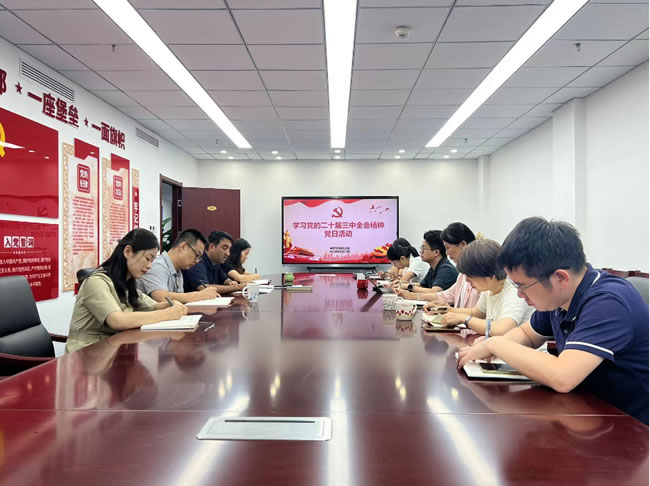 中職學院黨支部開展學習貫徹黨的二十屆三中全會精神主題黨日活動